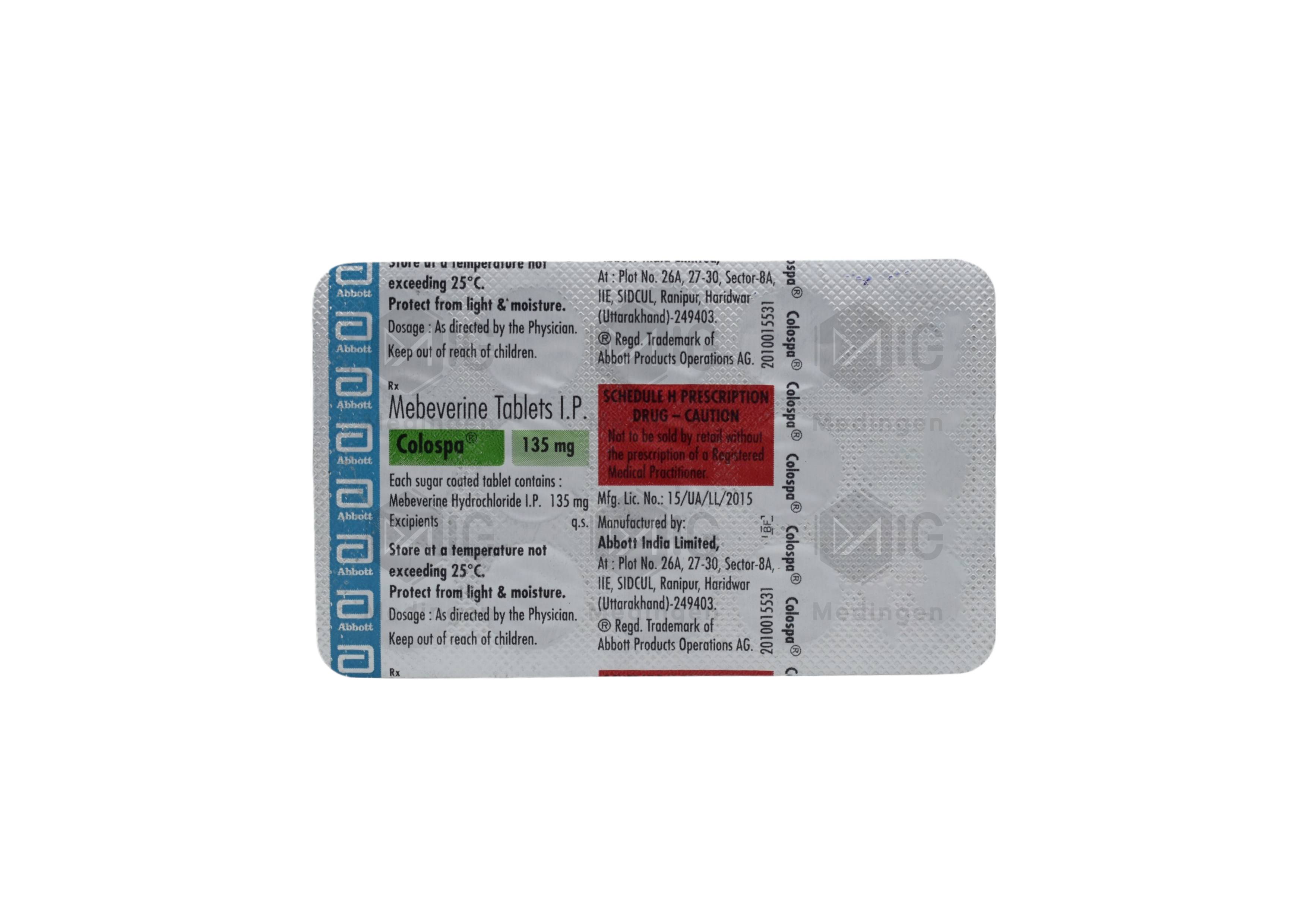 COLOSPA 135MG